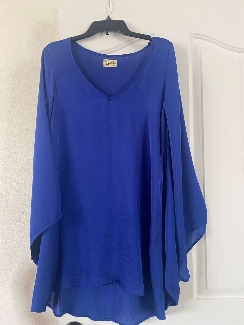Show Me Your MuMu Royal Blue V-Neck Flowing Tunic